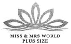 Заявка на торговельну марку № m202124323: miss&mrs world plus size; miss mrs world plus size