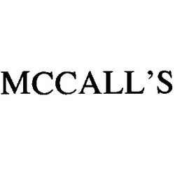 Свідоцтво торговельну марку № 4955 (заявка 115805/SU): mccall's