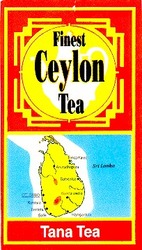 Свідоцтво торговельну марку № 11902 (заявка 97051372): finest ceylon tea; tana tea