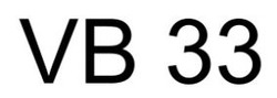 Заявка на торговельну марку № m202514164: vb 33