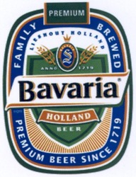Свідоцтво торговельну марку № 58608 (заявка 20041011395): family; brewed; bavaria; holland; premium beer since 1719