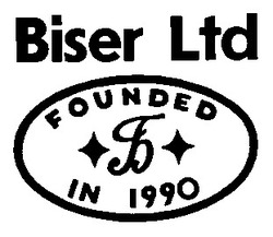 Заявка на торговельну марку № 94041594: biser ltd founded in 1990 б