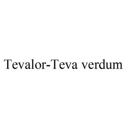 Заявка на торговельну марку № m202021755: tevalor-teva verdum