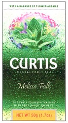 Свідоцтво торговельну марку № 97724 (заявка m200705946): with a balance of flower aromas; curtis; melissa falls; herbal fruit tea