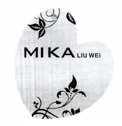 Заявка на торговельну марку № m202114974: mika liu wei; міка
