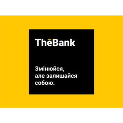 Свідоцтво торговельну марку № 319325 (заявка m202121388): thebank; the bank; змінюйся, але залишайся собою