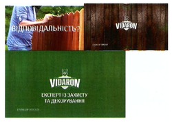 Заявка на торговельну марку № m201912092: vidaron; експерт із захисту та декорування; відповідальність?; спонсор показу