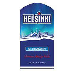 Заявка на торговельну марку № m202310671: from the capital of frost; premium quality vodka; ultramarin; helsinki