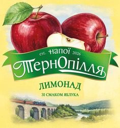 Заявка на торговельну марку № m202605529: тернопілля; est. напої 2026; тернопілля