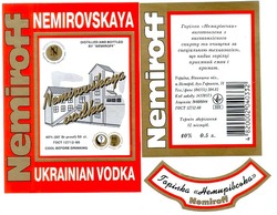 Свідоцтво торговельну марку № 21784 (заявка 98124906): nemiroff; nemirovskaya; немирівська