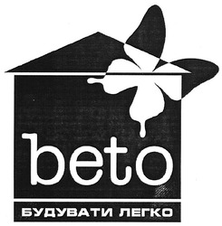 Свідоцтво торговельну марку № 120968 (заявка m200815590): будувати легко; beto
