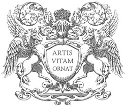 Свідоцтво торговельну марку № 283106 (заявка m201823297): artis vitam ornat