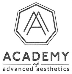 Свідоцтво торговельну марку № 267718 (заявка m201728227): academy of advanced aesthetics; aaa; ааа; ma; ма