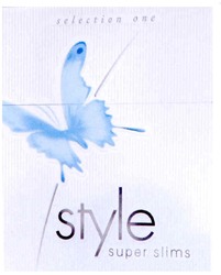 Свідоцтво торговельну марку № 170253 (заявка m201201481): selection one; style; super slims