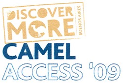 Свідоцтво торговельну марку № 127548 (заявка m200906326): camel access'09; discover more; buenos aires