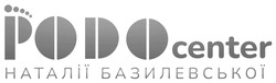 Заявка на торговельну марку № m202310759: наталії базилевської; podo center; podocenter