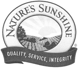 Заявка на торговельну марку № m201221872: nature's sunshine; natures; quality, service, integrity