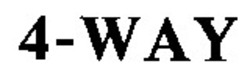 Свідоцтво торговельну марку № 7903 (заявка 93062507): 4-way way; 4way