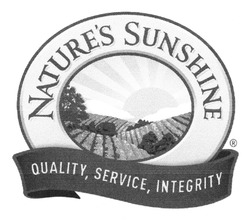 Заявка на торговельну марку № m201410488: nature's sunshine; natures; quality, service, intercity