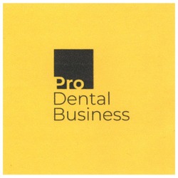 Заявка на торговельну марку № m202112823: pro dental business