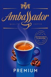Свідоцтво торговельну марку № 327330 (заявка m202026501): ambassador; indulgence in perfection; premium; quality coffee; збалансована та фруктова; композиція кави з 3-х континентів
