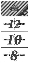 Заявка на торговельну марку № m201828305: stella artois belgium; stella artois 12; stella artois 10; stella artois 8