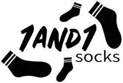 Заявка на торговельну марку № m202202131: 1 and 1 socks; 1and1 socks