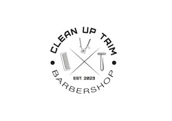 Заявка на торговельну марку № m202310158: est.2023; barbershop; clean up trim