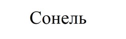 Заявка на торговельну марку № m202421152: сонель