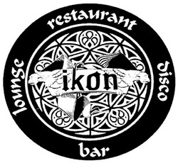 Заявка на торговельну марку № m201118779: ikon; lounse; restaurant; disco; bar