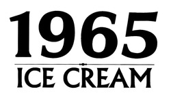 Заявка на торговельну марку № m202010947: 1965 ice cream