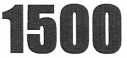 Свідоцтво торговельну марку № 139691 (заявка m201002219): 1500