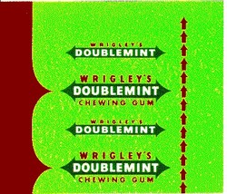 Свідоцтво торговельну марку № 3982 (заявка 59268/SU): wrigley's doublemint; wrigleys